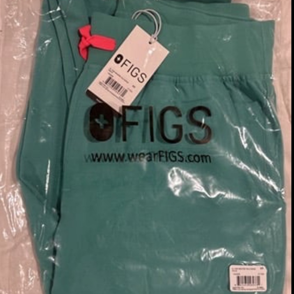 Figs Scrub Pants, Surgical Green, Yola HW S/Regular
